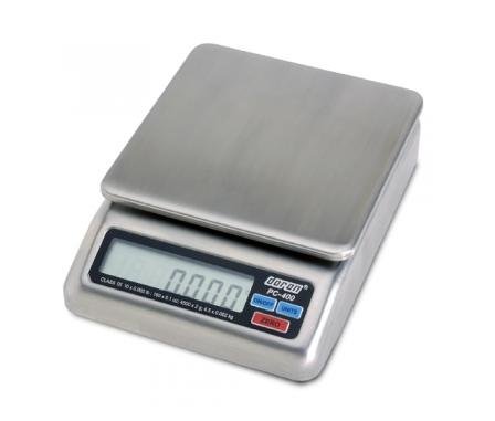 Báscula Doran PC-400-20 lb de acero inoxidable miniatura 1
