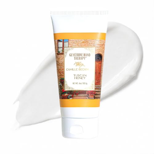 Camille Beckman Glycerine Hand Therapy Cream, Tuscan Honey, 6 oz