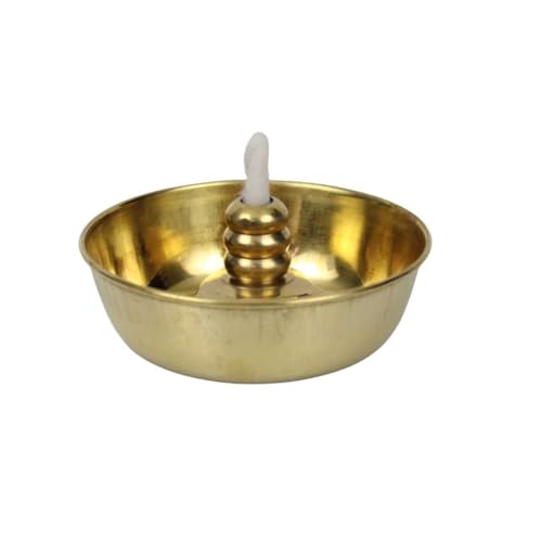Portamecha de latón tradicional Putrika para velas miniatura 4