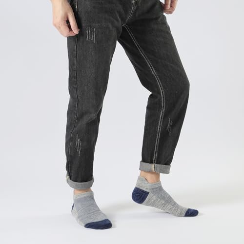 CLOSEMATE Colorful Low Cut Ankle Socks for Men Women Cotton Lightweight and Non Slip 5 Pairs3