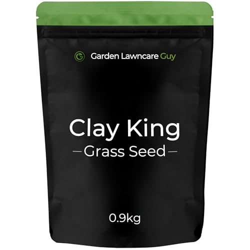 Clay King - Grass Seed for Clay Soil UK - Ideal for Overseeding and New Build Lawns - Garden Lawncare Guy