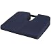 DMI Sloping Seat Cushion for Coccyx Support and Better Posture with Cover, Navy