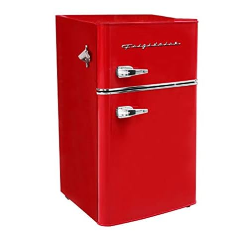Frigidaire Retro Compact Fridge Freezer Combo, 3.1 cu. ft. Capacity, Small Top...
