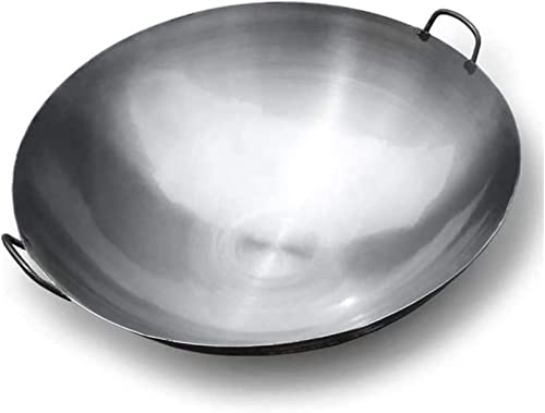 Wok de Hierro Fundido con 2 Asas 55 cm miniatura 1