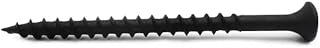 #8 x 2-1/2" Drywall Screws 115PCS Coarse Thread Wood Screws 1 LBS Flat Truss Head Self Tapping Screws Black Phosphate Coated Stainless Fast Self Tapping LZDRY007