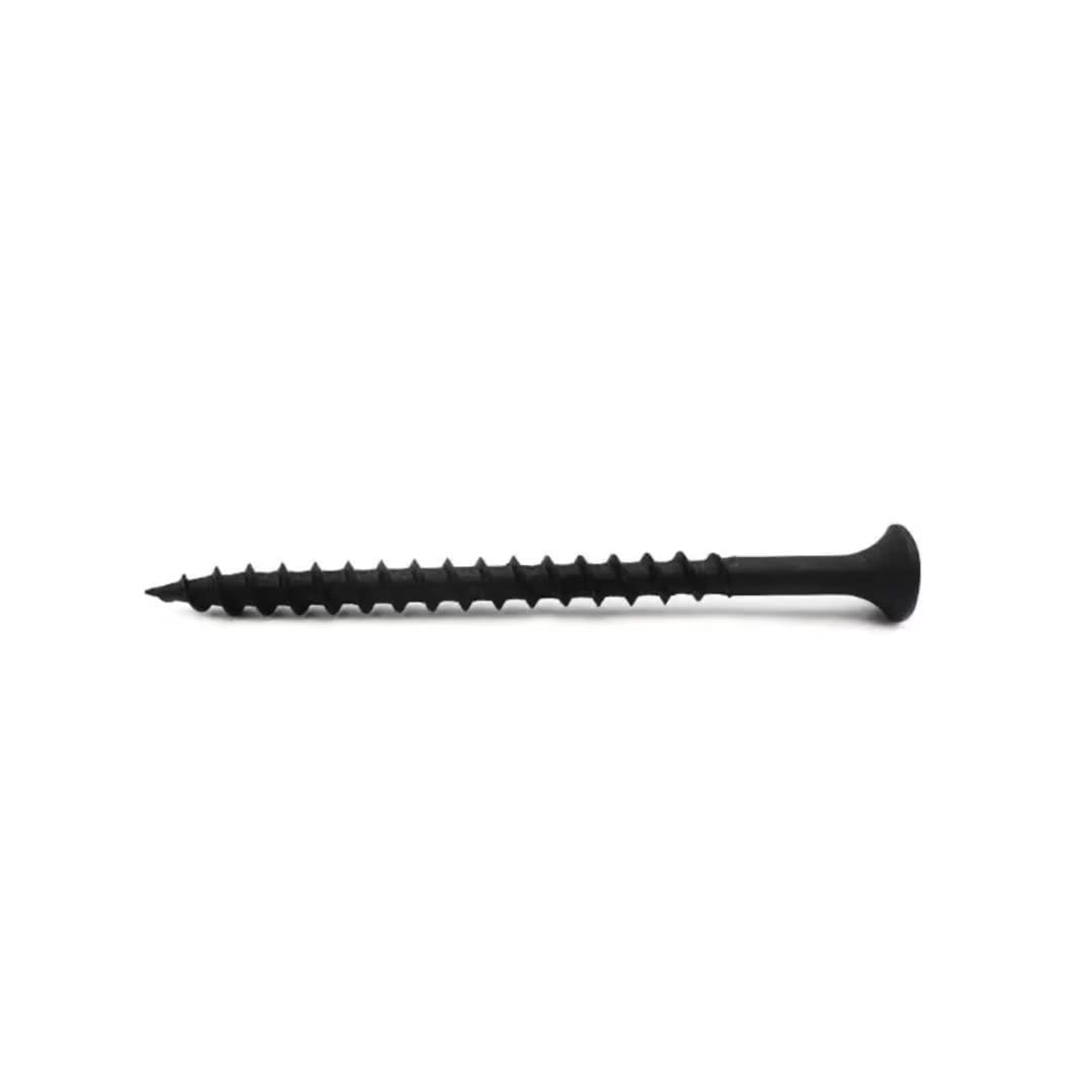 #8 x 2-1/2" Drywall Screws 115PCS Coarse Thread Wood Screws 1 LBS Flat Truss Head Self Tapping Screws Black Phosphate Coated Stainless Fast Self Tapping LZDRY007