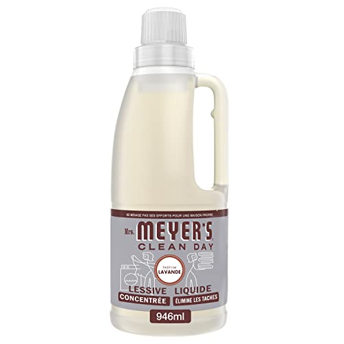 Mrs. Meyer’s Clean Day - Lessive Concentrée - Fabriquée avec des huiles essentielles* - Parfum Lavande Cover