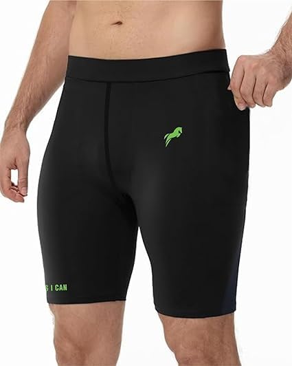 Image of JUST RIDER Compression Men's Skin Tight Shorts for Gym, Running, Cycling, Swimming, Basketball, Cricket, Yoga, Football, Tennis, Badminton & Many More Sports