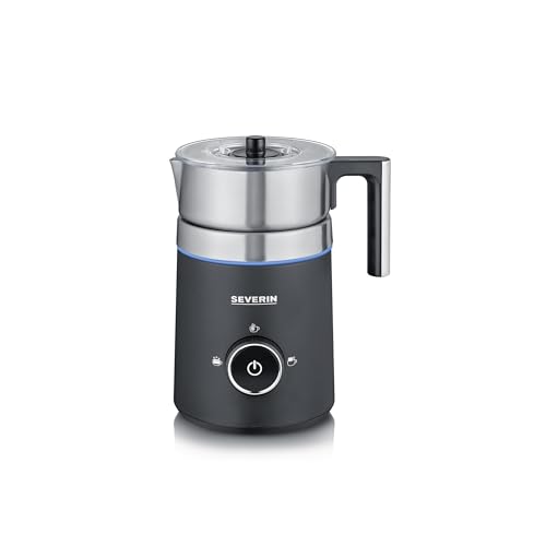 Produktfoto von SEVERIN SPUMA 500 Induktions-Milchaufschäumer, Easy-Select-Drehregler, LED-Lichtring mit Statusanzeige, einfache…