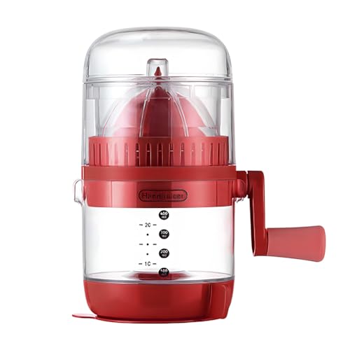 Vllold Exprimidor de limón, exprimidor de mano | Máquina de portátil de mano con mango prensa extractor de frutas para naranja y granadas