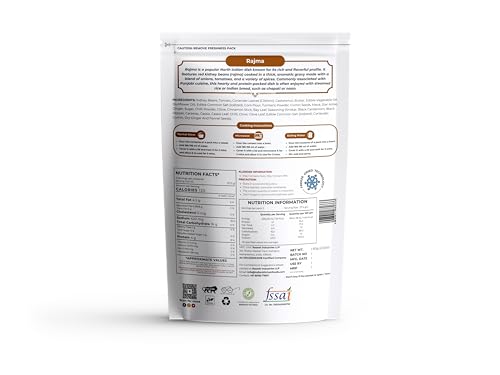 Image of Indian Kitchen Foods Instant Rajma - Freeze Dried, Gluten-Free, Ready-to-Eat Indian Vegetarian Meal