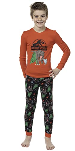 Pyjama Jurassic World garçon vêtement de nuit coton ajusté 4 ans