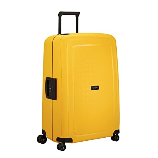 Samsonite S'cure, Equipaje Maletas Unisex Adulto, Amarillo (sunflower Yellow/black), M 69 Cm - 79 L