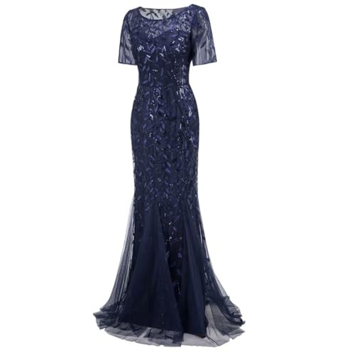 Women's Sexy Vintage Maxi Sequin Cocktail Dress Long Bridesmaid Prom Dresses Party Club Bodycon Dress4