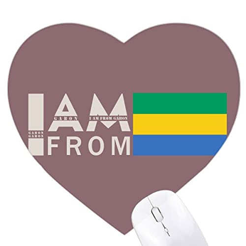 je suis du gabon Jeux de tapis de souris en forme de coeur