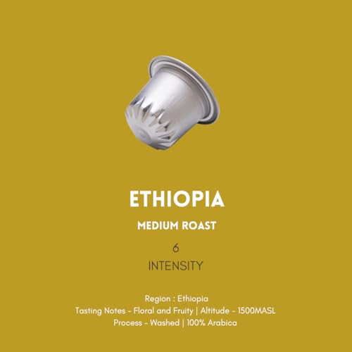 Image of Fresh Brew Co. World Coffee: Ethiopia | Intensity 6 | Aluminium Capsule