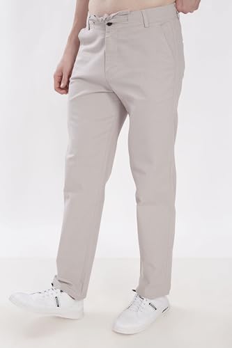 Image of DIVISIVE Men's Relaxed Fit Cotton Linen Blend Trousers
