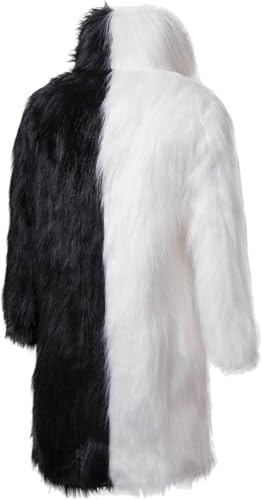 Faux Fur Coat for Mens Winter Fluffy Coat Outwear Long Parka Overcoat Thermal Cardigan Plush Overcoats Outwear4