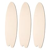 Amosfun Surfbrett Wanddeko Holz 17 Zoll Leeres Surfbrett Schild 3 Stück Selbstgemacht Für Strandhausdeko Und Jugendprojekte