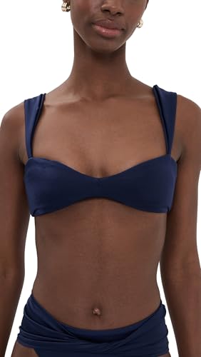 AGUA BENDITA Womens Fiore Solids Malory Bikini Top Multicolor XL