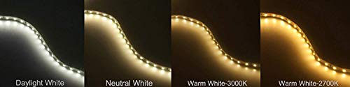 Image of 5M300TAD-NW LED Strip Tape Light, 5M 16.4FT 5400LM 12V DC 72W IP33 LED Tape, Natural White 4000K, 2-Pack