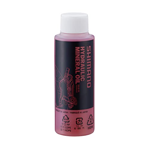 Shimano per impianti frenanti Idraulici, Olio Minerale per Freni a Disco Unisex Adulto, Rosa, 100 ml