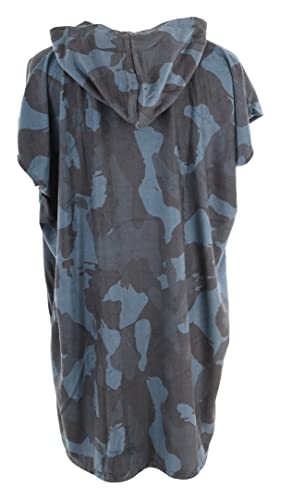 Rip Curl Mix Up Print Change Changing Robe Hooded Towel - Slate Blue - Unisex - 300g cotton terry - Front Pocket - One size3