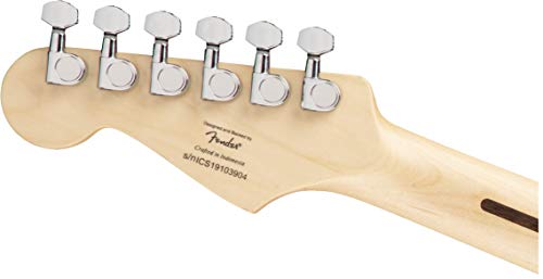 Fender Squier by Fender Bullet Stratocaster HSS Touche laurier Rose - Les Beatles, Paul McCartney, John Lennon, RIngo Starr, George Harrison Fender Squier by Fender Bullet Stratocaster HSS Touche laurier Rose – Image 6