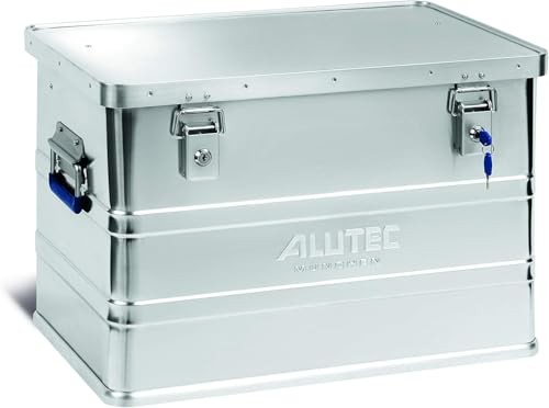 ALUTEC Classic 68 aluminium box (Capacità 68 litri, Dimensioni interne (L x A x P) 550 X 350 X 355 mm / esterne (L x A x P) 575 X 385 X 375 mm, Contenitore, Contenitore in alluminio) 11068