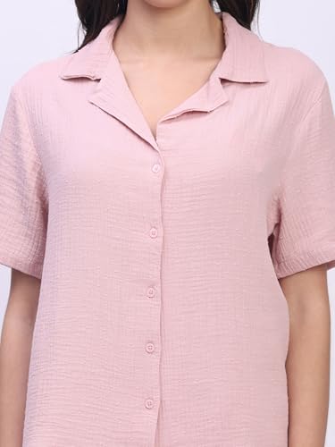 Image of B STORIES Women's Cotton Pyjama Set | Comfort and Relexed Nightsuit for Ladies