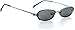 Clip-On ONLY Magnetic Eyewear - Oval Shape, Metal Optical Shape Frames -Jet Blue