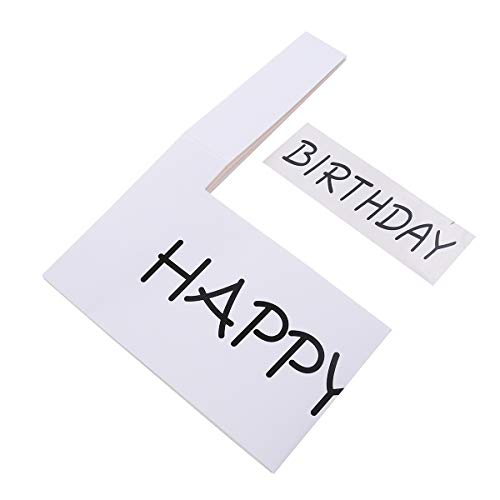 Luoem Happy Birthday Party Frame Photo Prop Birthday Diy Paper Picture Frame Cutouts Photo Booth Props For Birthday Party Supplies #TOP5