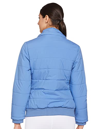 Image of Qube By Fort Collins Women's Puffer Jacket with Ribbed Hem - Trendy Lightweight Winter Wear for Casual & Street Style