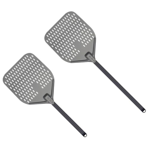 Pizza Paddle 1 Pcs 12 14 Inch Pizza Shovel Peel Big Long Aluminum with Long Handle Pastry Tools Peels Shovel Peel Paddle Pizza Cake Baking Tools Pizza Peel(Color:16inch 86cm) (14in