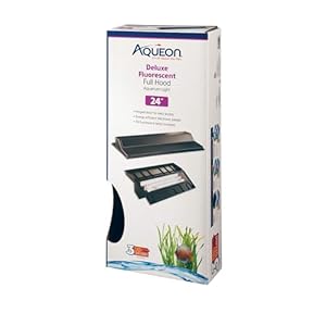 Aqueon Deluxe Fluorescent Full Hood Aquarium Light 24 Zoll