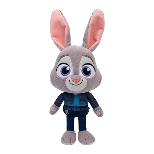 Zootrópolis Peluche Judy Hopps de Zootrópolis 2 de Disney, 20 cm - Peluches de películas para niños y coleccionistas - Apto para Mayores de 3 años