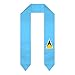 DABOYOZHZH Saint Lucia Flag Graduation Shawl Sash Stole Wraps Scraf For International Study Pride Women Men