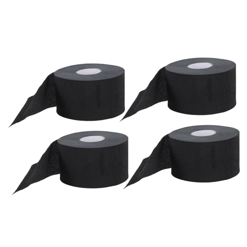 Beatifufu 4-pack Hairdressing Neck Strips One-time Use Neck Covering Paper for Hair Salons Barber Shops Diy Hair Cutting Strong Elasticity Safe Comfortable
