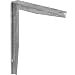 Produktbild Gedotec Schwerlast-Konsole Metall Regalwinkel für Wandmontage - DURA | Regal-Träger 150 kg | Tiefe: 200 mm | Regalhalter Stahl feuerverzinkt | 1 Stück - Wandwinkel mit T-Profil für maximale Stabilität