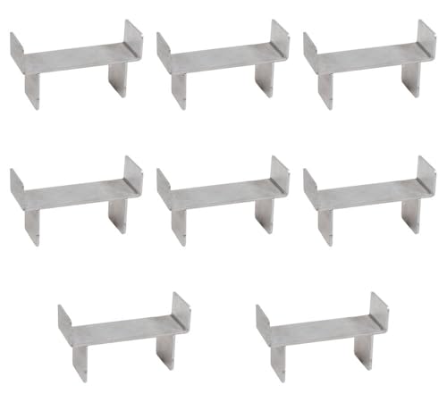 Mytee Products 8 Pack 6” Load Leveler Aluminum Lumber Clip Compatible with 3-3/8