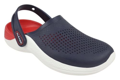Image of Alzado Men's Classic Casual Sports Clogs /Sandals with Adjustable Back Strap for Adult | Comfortable & LightWeight| Stylish & Anti-Skid| Waterproof & Everyday Use Mules for Gents & Boys..