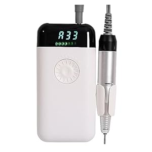 35000RPM Electric Nail Drill Machine, Rechargeable Manicure, Nail Drill Pen Apparatus for Manicure Nail Gel Polisher with Saves More Time and Money.