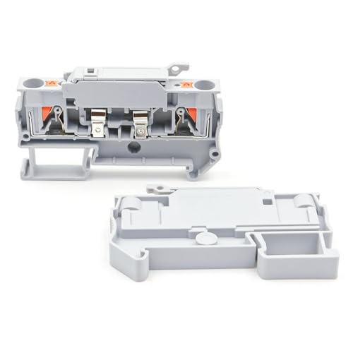 Porte-fusible PT 4-HESI pour rail DIN, bornier gris 4 mm² à pince de sécurité