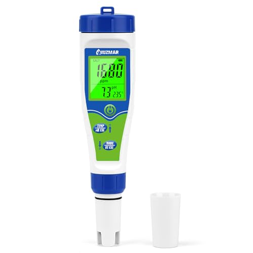 UIUZMAR Medidor de Sal Piscina, Medidor Salinidad y pH...