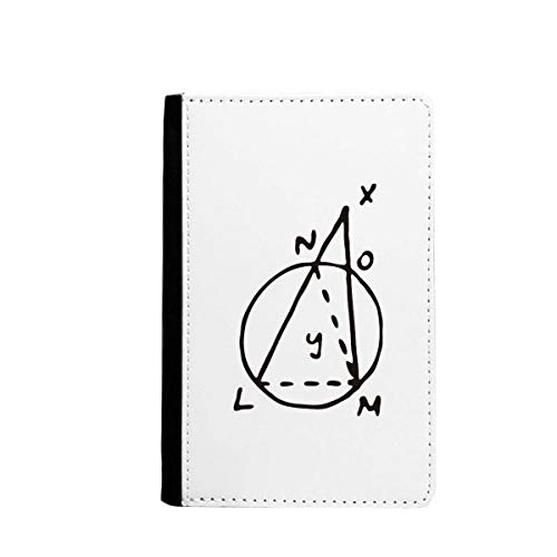 Porte-passeport mathématiques avec étui de carte et porte-monnaie de voyage