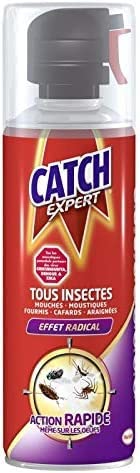 CATCH - Aérosol Tous Insectes Volants Et Rampants 400Ml - le Lot De 3