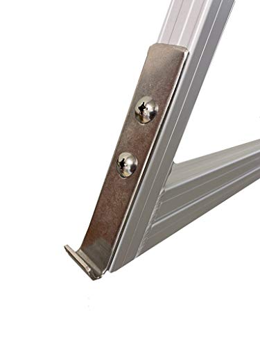 Class A Customs Marine Pontoon Boat Dock Heavy Duty Aluminum 5 Step Removable Boarding Ladder FIXD-PBDL5S-AL