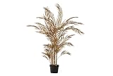 Adda Home Árbol Palmera Dorado con Maceta 82X60X135 Cm