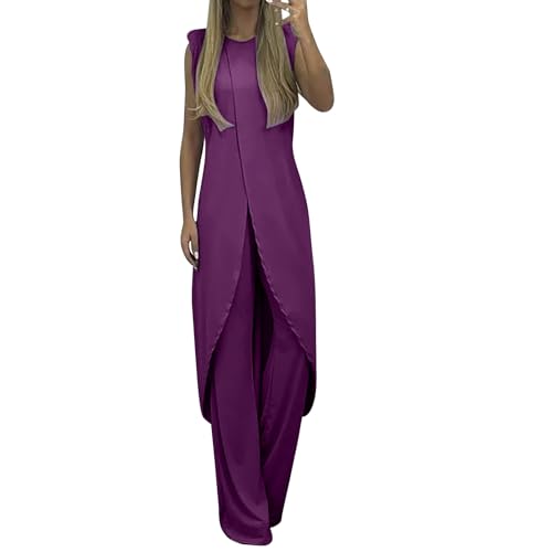 Traje de lino de verano para mujer ideal como ropa de salon y pijama elegante