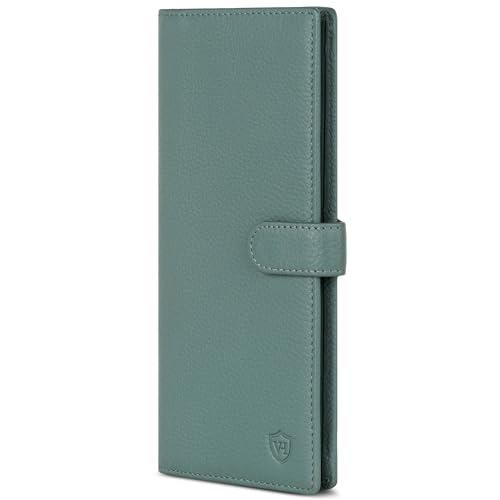 VON HEESEN Leder Geldbörse mit RFID-Schutz - Portemonnaie für Damen & Herren aus echtem Leder - Wallet mit Münzfach - Geldbeutel für Frauen und Männer